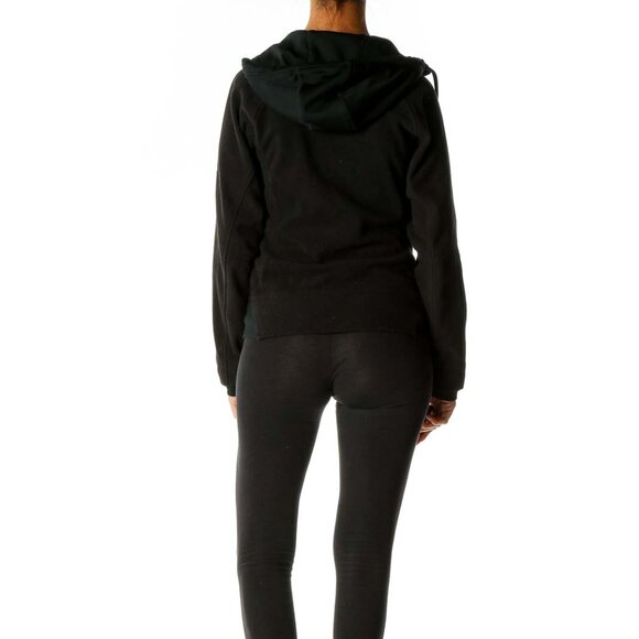 Black Windbreaker Jacket - Picture 2 of 2